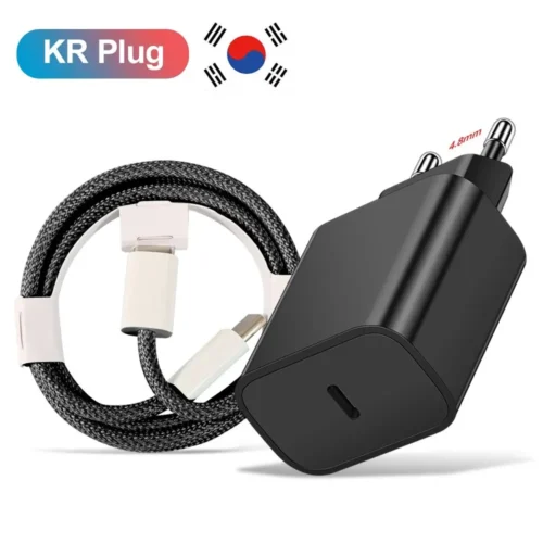 20W Fast Charging USB-C Charger for iPhone and Android Phones
