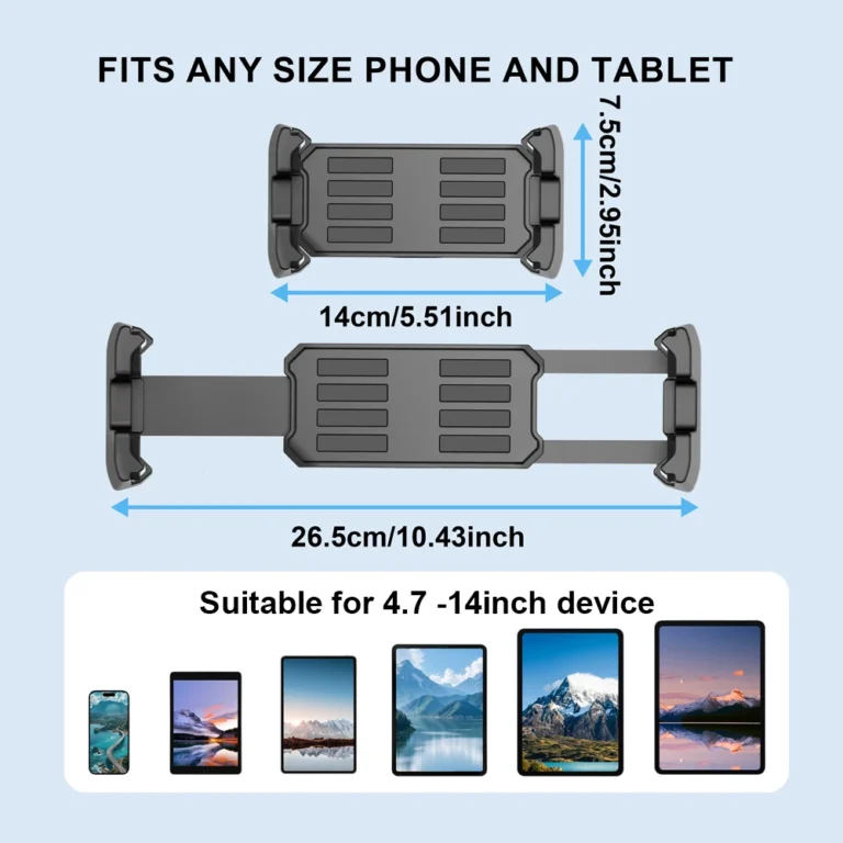 Adjustable Tripod Floor Stand for Tablets and Smartphones - Image 5