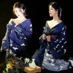 Alternative view of Yukata Women's Kimono - Traditional Formal Dress for Parties and Photography