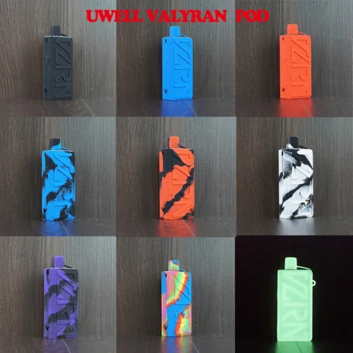 1PC Texture Case For Uwell Valyrian SE Skin Silicone Cover Protective Rubber Sleeve Shield Wrap Skin Soft Shell