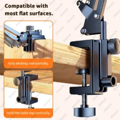 Alternative view of Tablet Holder with 90cm Metal Arm and 360° Rotation for 4.5-12.9 Inch Devices