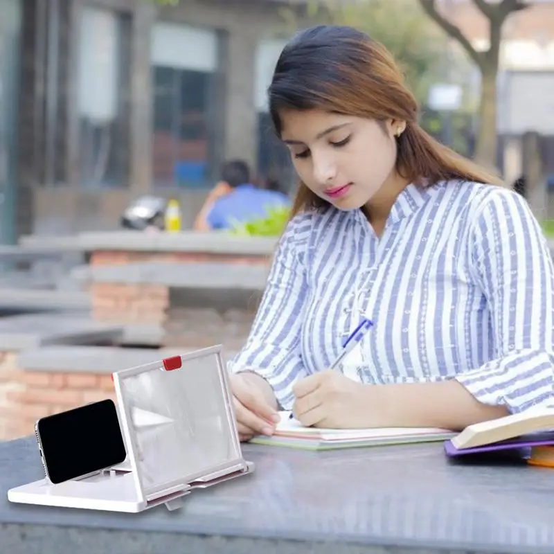 Curved Phone Screen Amplifier Stand with High-definition Projector for Mobile Phones - Image 8