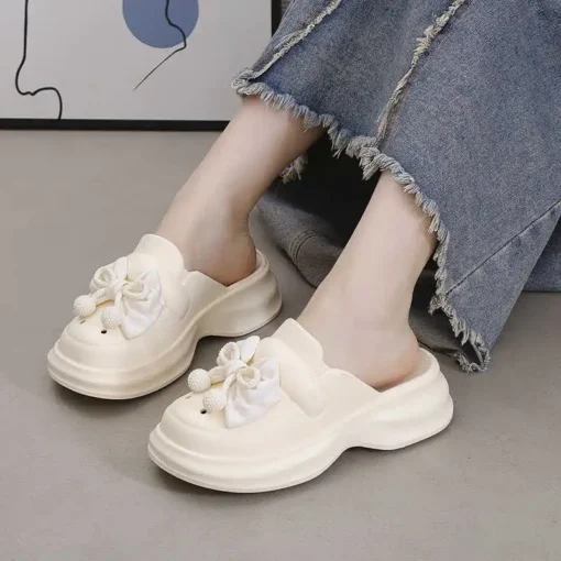 Demi-season Round Nose Heels with Sneakers for Women - Image 5