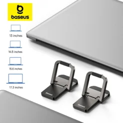Aluminum Portable Laptop Kickstand with Adjustable Height for MacBook and Xiaomi Notebook