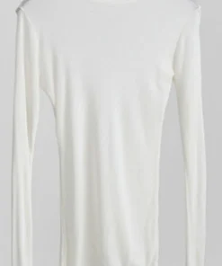 Alternative view of High Quality Plain T Shirt Women Elastic Basic T-shirts Female Casual Tops Long Sleeve Sexy Thin T-shirt see through