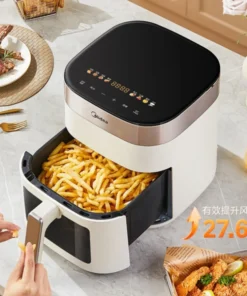 Alternative view of Midea 6.5L Air Fryer with Smart Touch Control and Visual Display