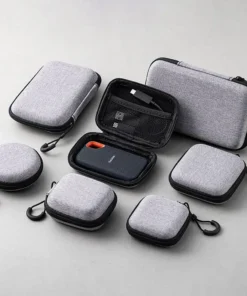 Alternative view of 1Pcs Portable Game Console Case For RG35XX H Game Console Case Storage Bag Protective Zipper Carry Bag EVA Hard Handbag