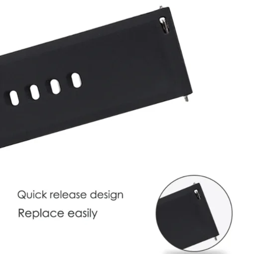 Silicone Watch Strap 20MM 22MM Universal Wristwatch Band for P22 Smartwatch and Other Watches - Image 5