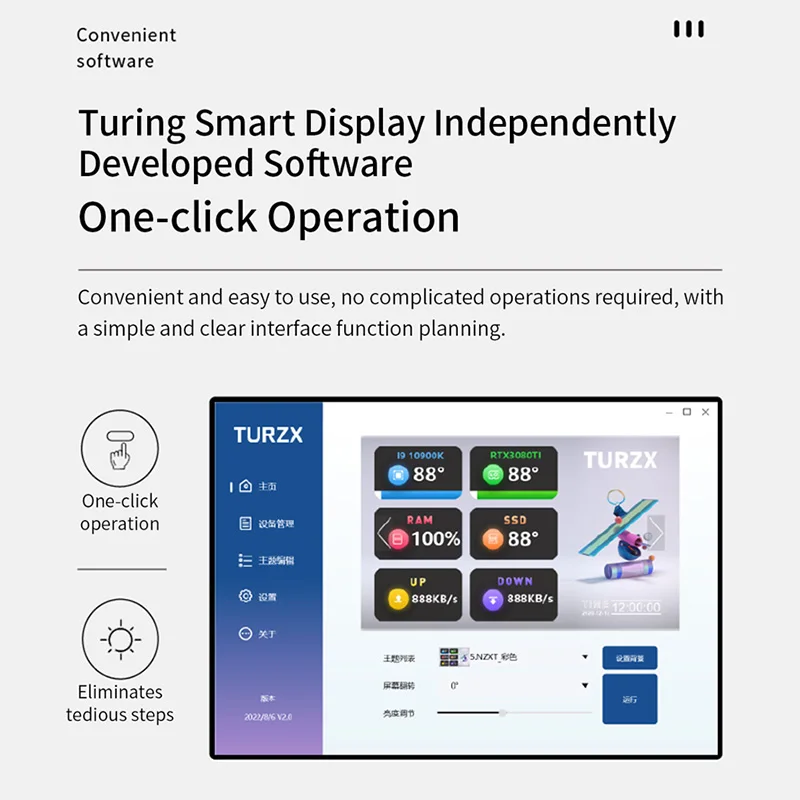 TURZX 5.2" IPS USB-C Computer Monitor - 1280x720 Extended Screen for Windows 10/11 - Image 5