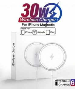 For Apple Magsafes Original Wireless Charger For iPhone 12 13 14 15 16 17 Pro Max Plus Air Fast Charging Type C Magnetic Charge