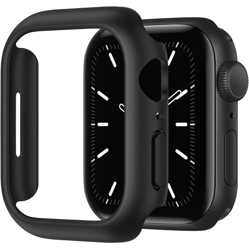 Protective Case for Apple Watch 45mm 44mm 42mm Matte Hard PC Bumper Frame