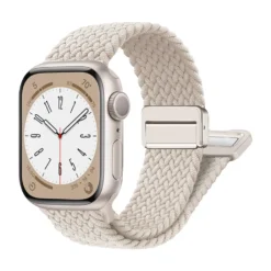Braided Strap with Magnetic Closure for Apple Watch 40mm to 49mm