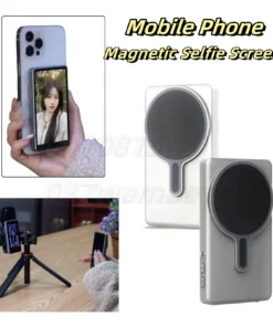 New Magnetic Phone Vlog Selfie Monitor Screen for Phone Rear Camera for Selfie Rear Camera Compatible With iPhone Android