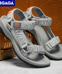 Alternative view of Men's Lightweight Hiking Sandals - Breathable Open-Toe Beach Shoes for Summer Travel