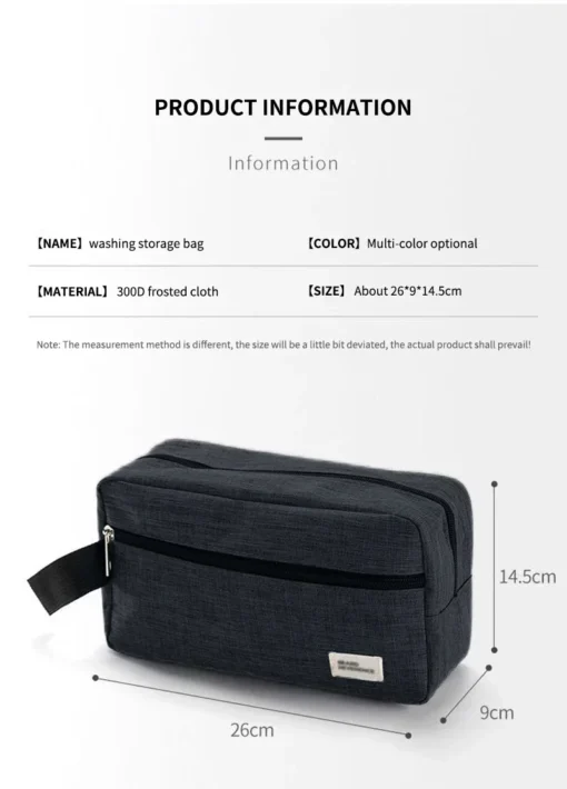 Travel Toiletry Bag with Waterproof Design for Men and Women - Image 6