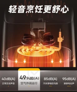 Alternative view of Midea Large Capacity Air Fryer – No-Turn Cooking, Electric Oven