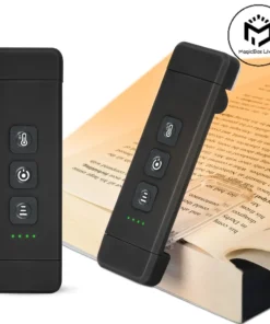 Clip-on Bookmark Book Light With Timer USB Rechargeable Reading Light Mini Led Read Light Portable Bedside Desk Light Read Lamp