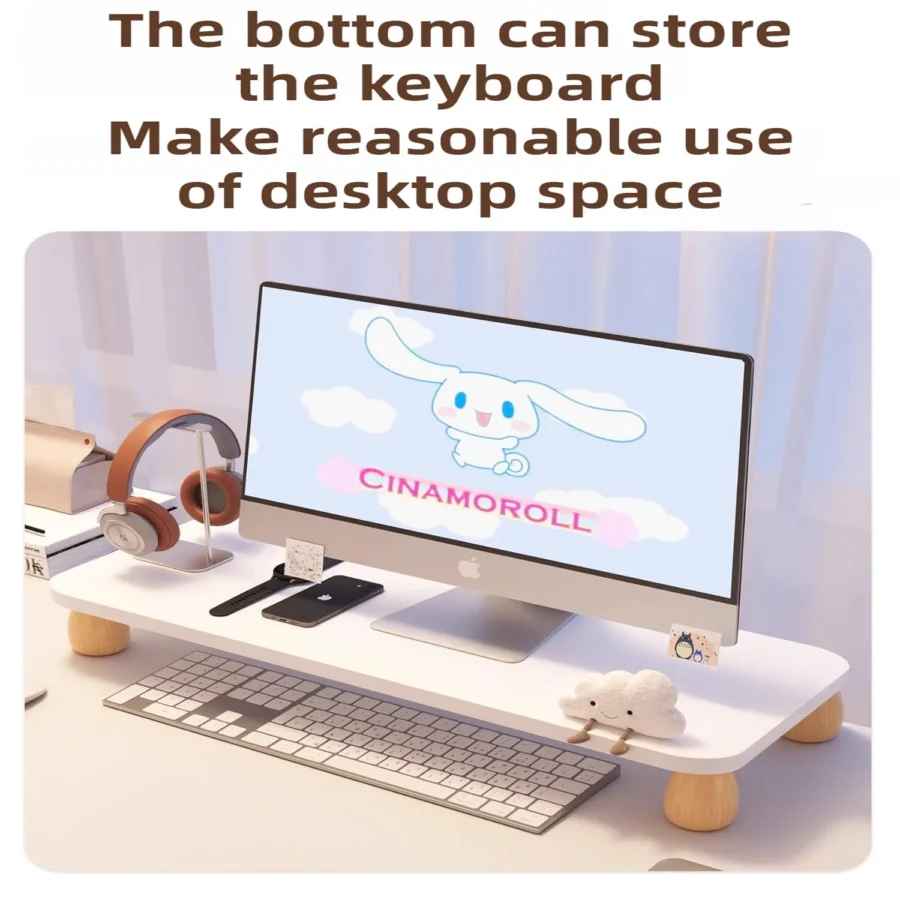 Office computer riser, monitor stand, office workstation display stand, desktop storage rack - Image 5