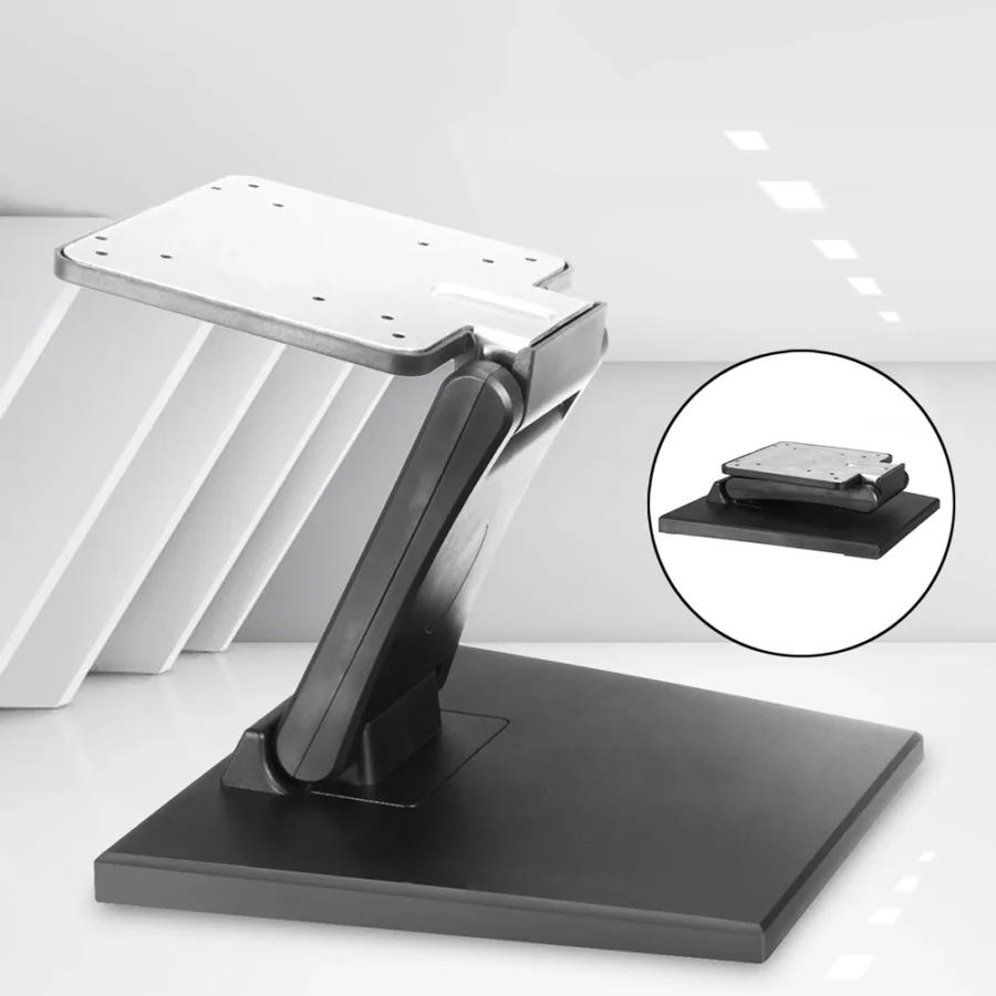 14-24" Desktop Monitor Holder with VESA Hole Folding TV Screen Stand Screen Mount Support Metal Bracket for Office Home School - Image 3