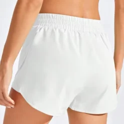 Alternative view of Women's Yoga Shorts with Elastic Waistband for Fitness and Running