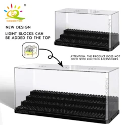 Alternative view of Dustproof Display Case for Model Collection with Figures Showcase for Building Blocks and Toy Bricks for Children and Adults