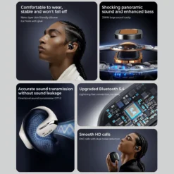 Alternative view of Wireless Headphones with Noise Reduction and Waterproof Design for Sports Enthusiasts