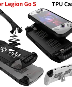 TPU Case for Legion Go S Handhled Console Shockproof Full Protective Case Anti-Scratch Protection Cover Games Accessories