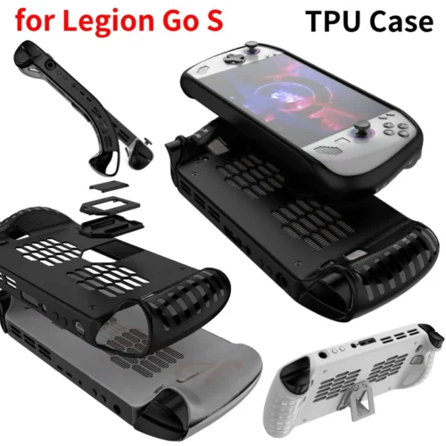TPU Case for Legion Go S Handhled Console Shockproof Full Protective Case Anti-Scratch Protection Cover Games Accessories