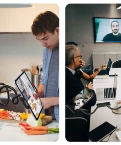 Alternative view of 360 Degrees Adjustable Gooseneck Tablet and Phone Stand for iPad, iPhone, and Samsung