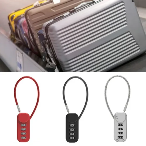 Alternative view of Zinc Alloy 4-Digit Combination Lock for Backpacks and Luggage