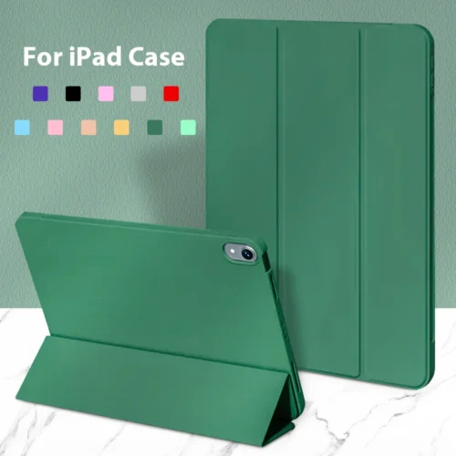 For Ipad Mini 1 2 3 4 5 6 Drop Resistant Tablet Case Magnetic Pu Leather Stand For Ipad 10.2 7th 8th 9th Pro 11 12.9 2018-2022