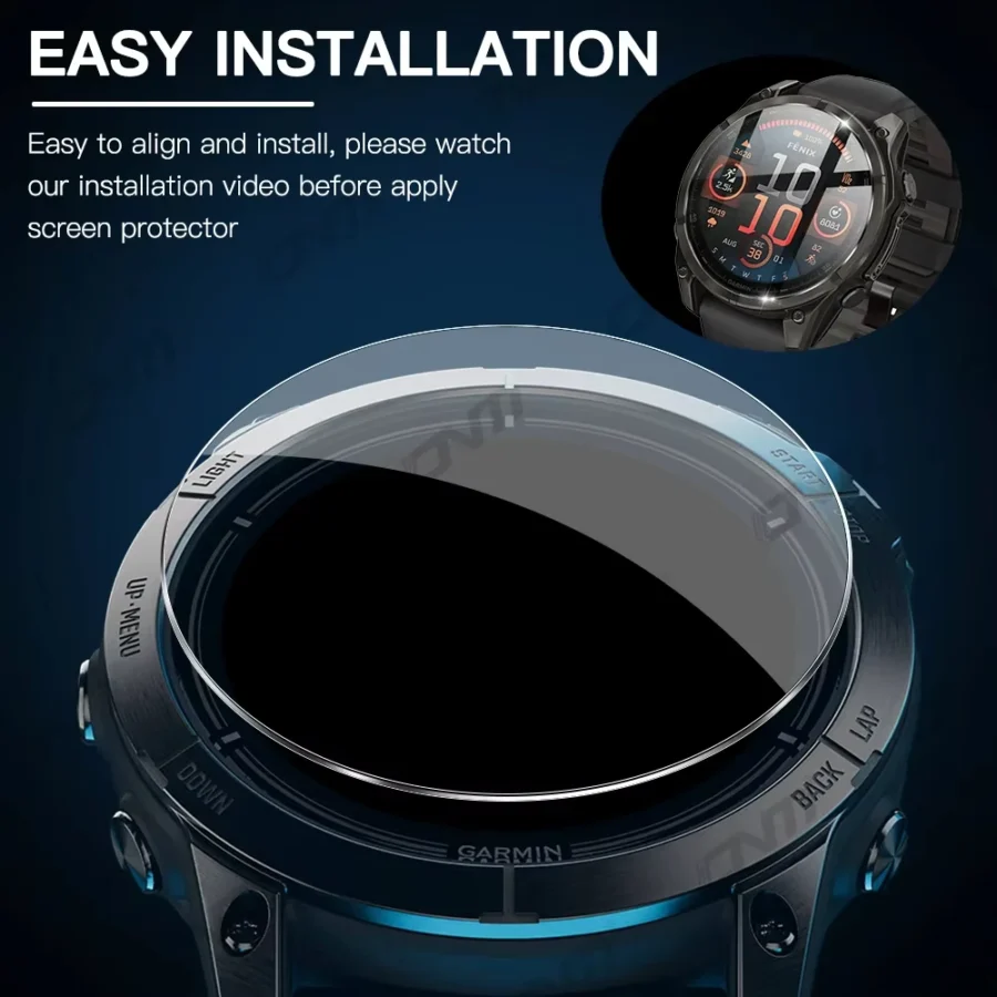 Glass+Case for Garmin Fenix 8 7X 6X Pro 7 6 7S 6S 5 5S Solar AMOLED Screen Protector Tempered Glass&Protective Case Accessories - Image 3