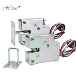 Electric Lock - Mini Solenoid Drawer Lock with Multiple Voltage Options for Cabinets