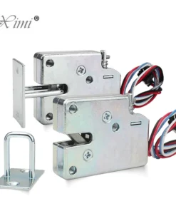 Electric Lock - Mini Solenoid Cabinet Drawer Lock, 5V/12V/24V