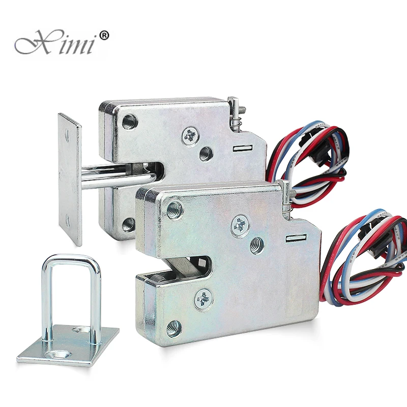 Electric Lock - Mini Solenoid Cabinet Drawer Lock, 5V/12V/24V