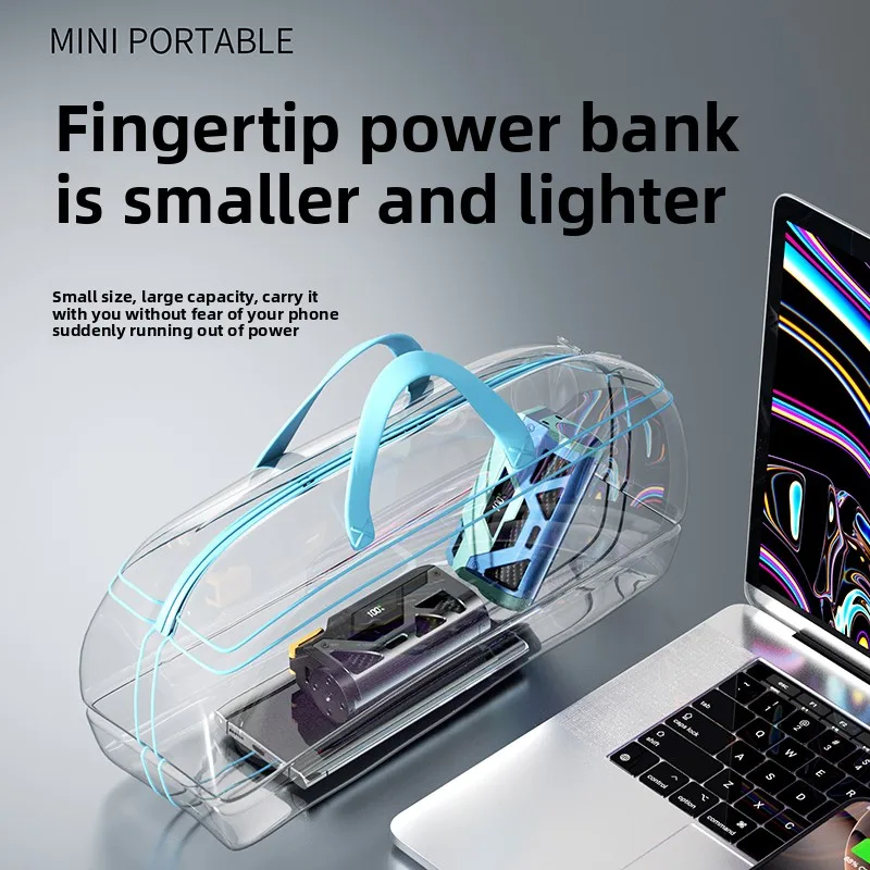 Mecha Capsule 5000mAh Mini Power Bank - Compact Fast Charging Gift - Image 4