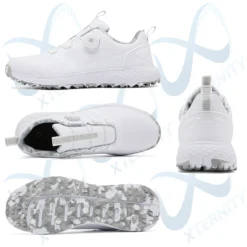 Alternative view of Waterproof Golf Sneakers with Non-Slip Design for Men and Women Comfortable Walking Shoes