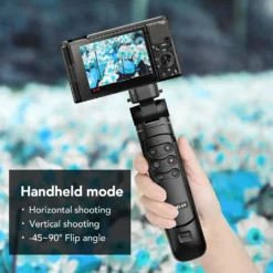 Alternative view of Wireless Shooting Grip Tripod with Remote Control for Sony ZV-E10 A6700 A7IV Vlogging