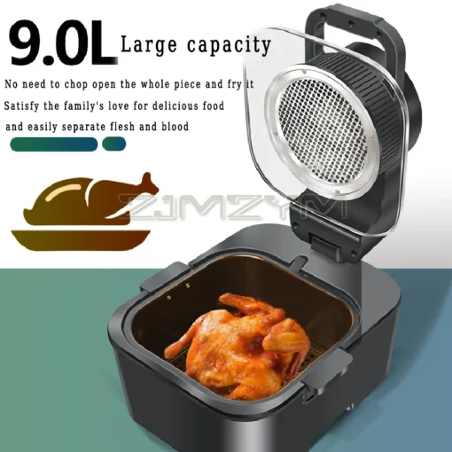 9L Visual Air Fryer - Large Capacity Intelligent Oven for Efficient Cooking - Image 3