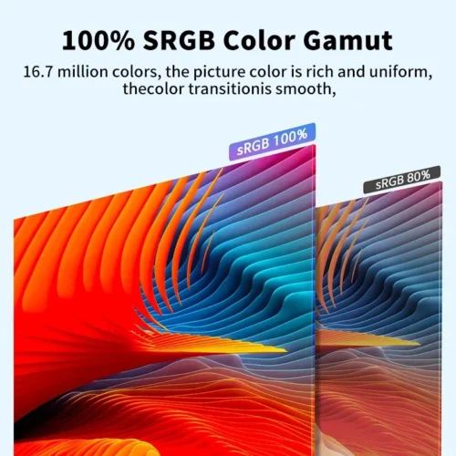 Alternative view of HGFRTEE 18.5" Portable Monitor - 120Hz, RGB, VESA Compatible, ADS-IPS HDR Screen