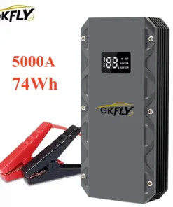 High Power 5000A Starting Device 12V Car Jump Starter Petrol Diesel Car Charger Starter Cables For Car Battery Booster Buster