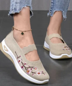 Alternative view of Women's Breathable Mesh Flat Shoes - Casual Sports Sneakers, Summer Clearance