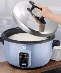 Large Capacity 10L Electric Rice Cooker - Non-Stick, Ideal for Canteens and Restaurants, Serves 15-30 People