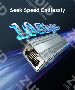 Alternative view of 1/2/5/10Pcs 10Gbps RJ45 Connector Female to Female Gigabit Network Extender Extension for Cat8 Cat7 Cat6 Ethernet Cable Adapter