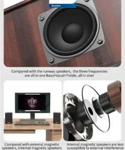 Alternative view of Philips SPA20 Bluetooth Speakers with 360° Surround Sound for Computers and Laptops