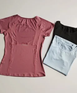 Outdoor Sports Shirt Sportswear Yoga Wear Women's Sports T-Shirt Fitness Clothes Running Yoga Top Female Workout Tops T-shirt