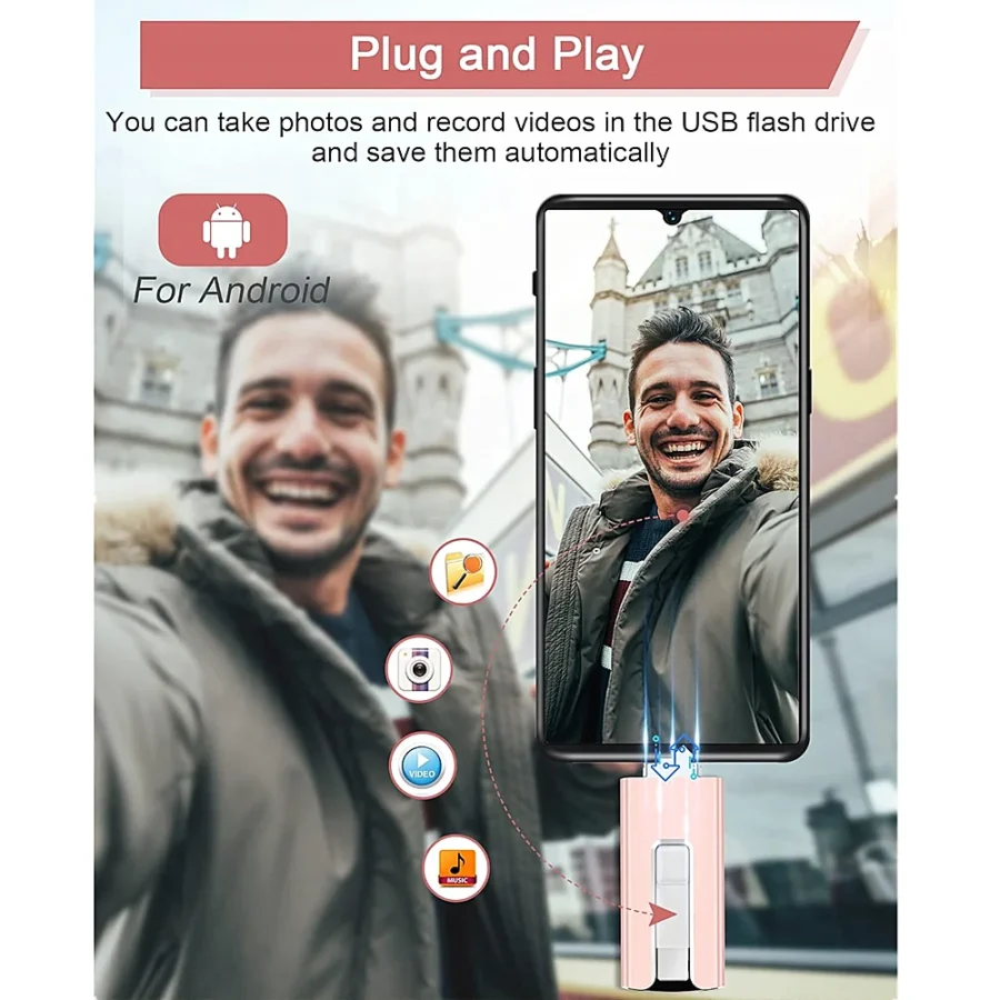 USB 3.0 4-in-1 Flash Drive for iPhone and iPad - 512GB, 1TB, 2TB Options - Image 5