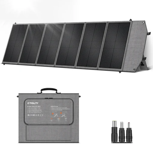 Portable Power Station with 1000Wh LiFePO4 Battery and 200W Solar Panel for Camping - Image 6