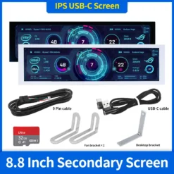 IPS USB Type-C Secondary Monitor with Smart Features for Enhanced Productivity