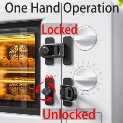 Alternative view of Refrigerator and Oven Child Safety Lock – Baby Proofing Locks for Home Use